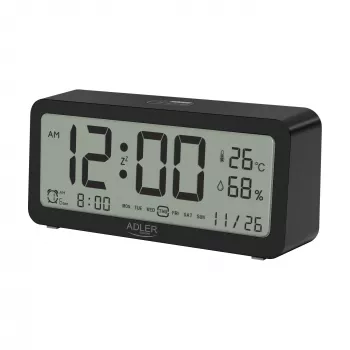 Adler | Despertador | AD 1195b | Función de alarma | Negro