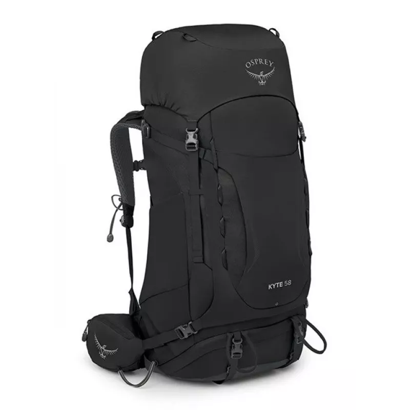 Osprey Kyte 58 Mochila de trekking para mujer M/L Negro