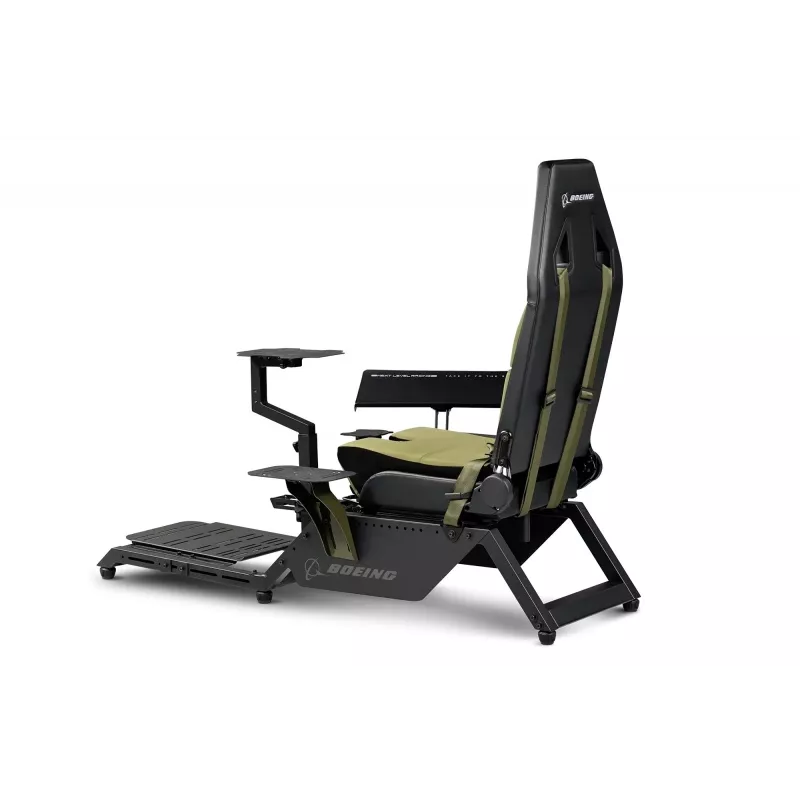 Asiento de cabina de Next Level Racing Flight Simulator Boeing Military 396055 — asiento especial para simulación de vuelo, compatible con mandos de vuelo y pedales
