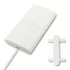 Qoltec 57013 antena omnidireccional 4G LTE de interior, 2x SMA, 0,6-2,7 GHz, 30 dBi, polarización vertical, 50 Ω, ABS blanco