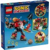 Set de juguete de construcción LEGO Sonic the Hedgehog 77005 Knuckles vs Dr Eggman Egg Crusher Mech, 350 piezas, edad 8+