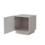 Set de mesitas de noche Cama meble LIVERTI 2 uds., 45×42×47 cm, color cashmere, MDF y aglomerado