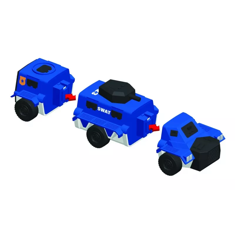 Set de vehículos Popular Playthings Mix or Match Vehicles Police