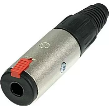 Neutrik NTR-NJ3FC6 - -25 - 70 °C - Negro - Rojo - Plata - EIA RS 453 - IEC 60603-11 - IEC 68-2-20 (NJ3FC6)
