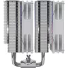 Disipador CPU Silentware Titan RGB White, disipador de aire de doble torre, 265 W TDP, 2 ventiladores PWM ARGB de 120 mm