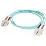 Cable dúplex de fibra óptica FISCHER C2G 10Gb 50/125 OM3 PVC 10Gb/s 50/125µm OM3 dúplex