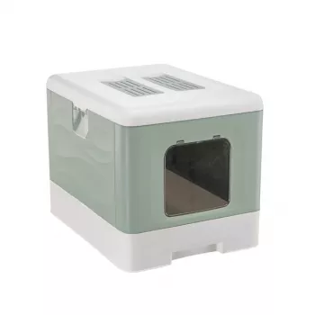 FERPLAST Sahara Green - Arenero para gatos - 52 x 39 x 40cm