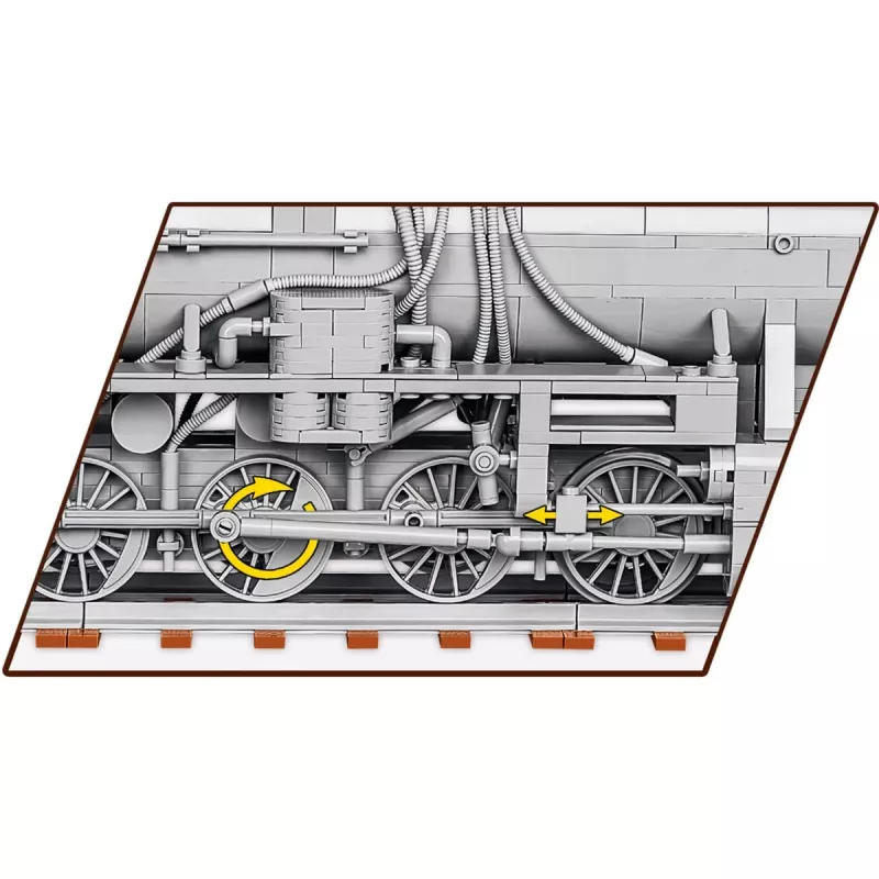Bloques de construcción COBI locomotora de guerra serie 52 2476 piezas