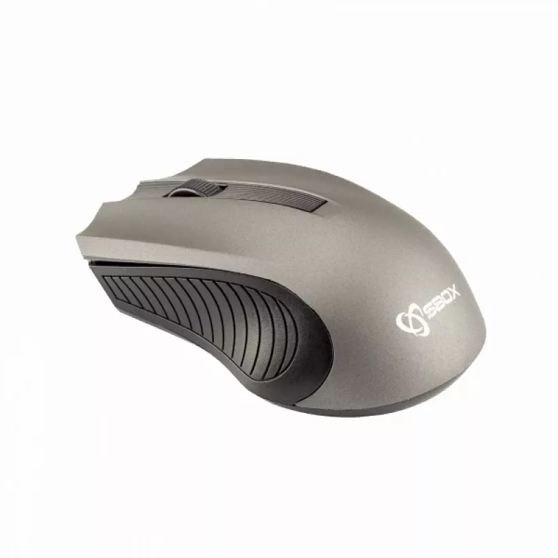 Sbox WM-373G ratón inalámbrico gris