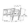 ART RAMT AR-51 soporte de pared para TV