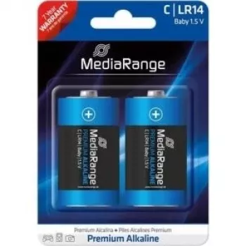 MediaRange Premium - Pila 2 x LR14 / tipo C - Alcalina - 5960 mAh (MRBAT 108)