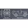 Juguete de construcción Cobi Jeep Willys CJ-2A verde modelo 24517 – set de bloques