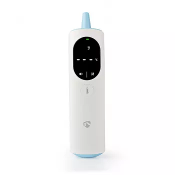 Nedis BTHTIR10WT termómetro corporal digital termómetro de sensor remoto blanco oído, frente sensor