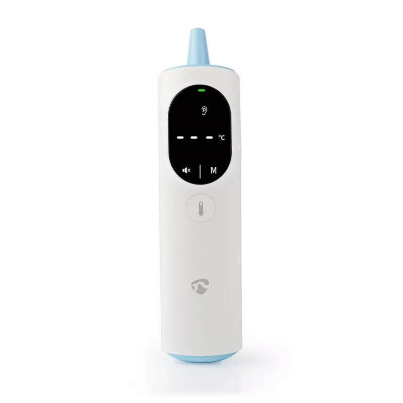 Nedis BTHTIR10WT termómetro corporal digital termómetro de sensor remoto blanco oído, frente sensor