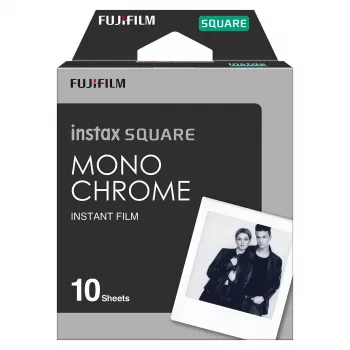 Película de imagen instantánea Fujifilm Instax Square 10 hojas monocromo