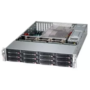 Carcasa de servidor Supermicro SC826BE1C4-R1K23LPB Rack Negra