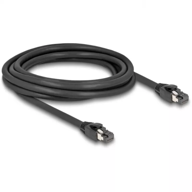 Cable de red DeLOCK RJ45 Cat.8.1 S/FTP 3 m 40 Gbit/s negro