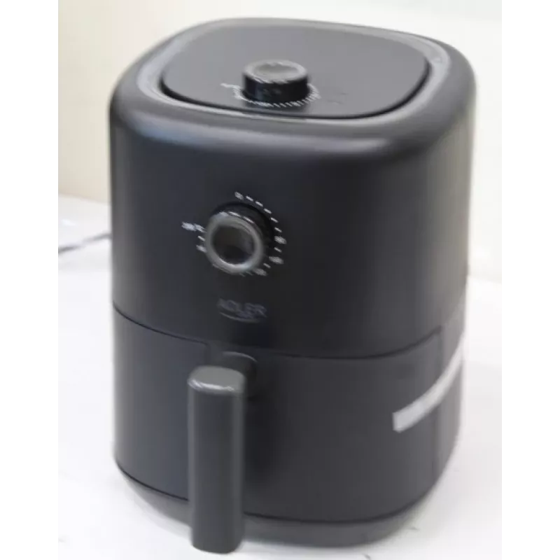 SALE OUT. Adler | Freidora de aire | AD 6310 | Potencia 2200 W | Capacidad 3 L | Tecnología de circulación de aire caliente de alto volumen | Negro | EMBALAJE DAÑADO, ARAÑAZOS EN LA PARTE SUPERIOR