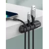 Vention organizador de cables de sobremesa 5 puertos negro