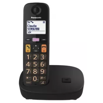 Teléfono inalámbrico Panasonic KX-TGU110FXB con tecnología inalámbrica DECT