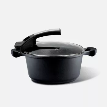 Olla Pensofal Saxum 24 cm con tapa de cristal — olla Pensofal Saxum 24cm