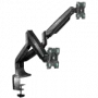 ONKRON G200-B Soporte de escritorio para dos monitores de 13-32 pulgadas, hasta 9 kg, negro