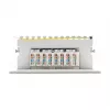 Panel de parcheo DeLOCK 10 pulgadas 8 puertos Cat.6A 1U gris