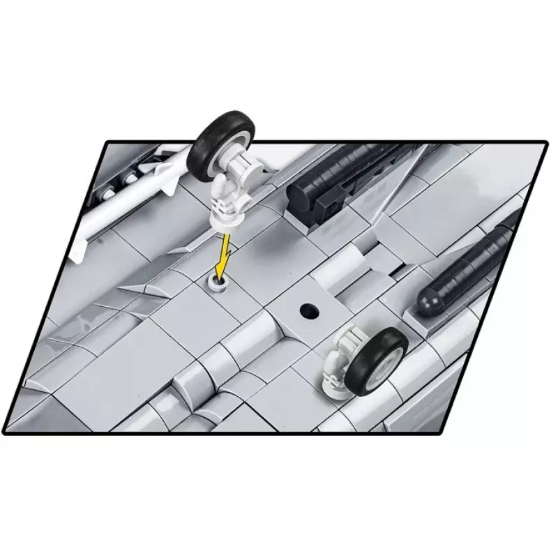 Bloques de construcción Cobi Boeing F-15EX Eagle II set de modelo COIB-5900, kit de escala coleccionable