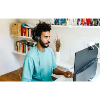 Logitech Zone Wired 2 - Auriculares - On-Ear, Graphite, 981-001619 (981-001619)