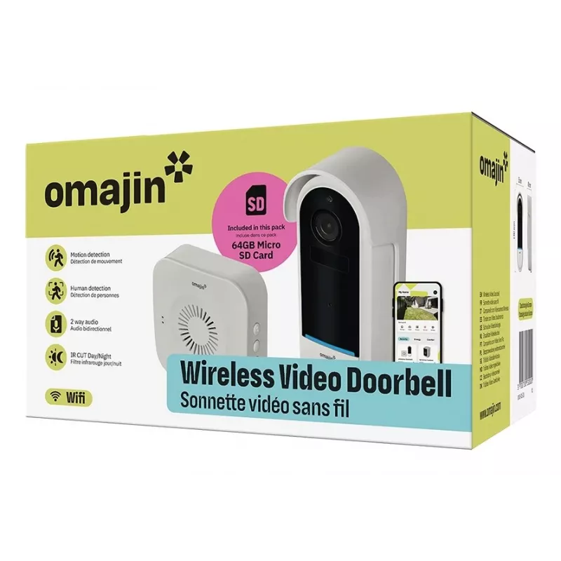 Timbre de puerta Omajin by Netatmo OVD-01-EU negro blanco