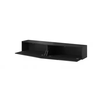 Soporte de TV Cama VIGO SLANT 180cm (2x90) negro/negro brillante