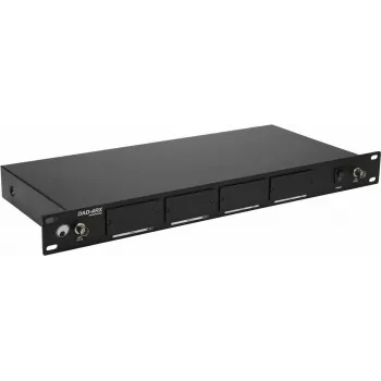 Carcasa receptora Omnitronic DAD-4RX — chasis de 4 canales para módulos MOM/DAD