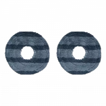 Paños de fregado de repuesto para robot aspirador serie Eufy C20, pack de 2, gris/azul
