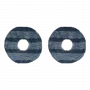 Paños de fregado de repuesto para robot aspirador serie Eufy C20, pack de 2, gris/azul