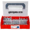 Set de tornillos FISCHER FixTainer PowerFast II, 702 uds., rosca completa, galvanizado