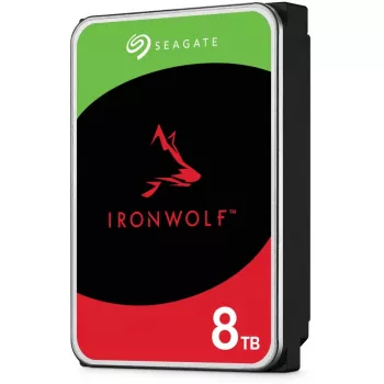 Pack SEAGATE NAS HDD 2x8TB IronWolf 7200rpm 6Gb/s SATA 256MB caché 8.9cm 3.5 pulgadas 24x7 CMR para sistemas NAS y RAID Rackmount BLK