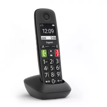 Gigaset Hearing Aid.DECT E290HX negro dispositivo adicional