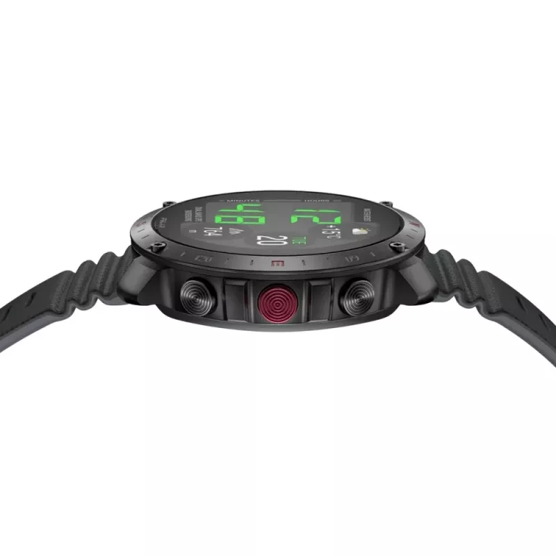 Reloj inteligente deportivo Polar Grit X2 Pro 3,53 cm (1,39") pantalla táctil AMOLED 454 x 454, 32 GB, GPS, correa de silicona S-L, negro (900110283)