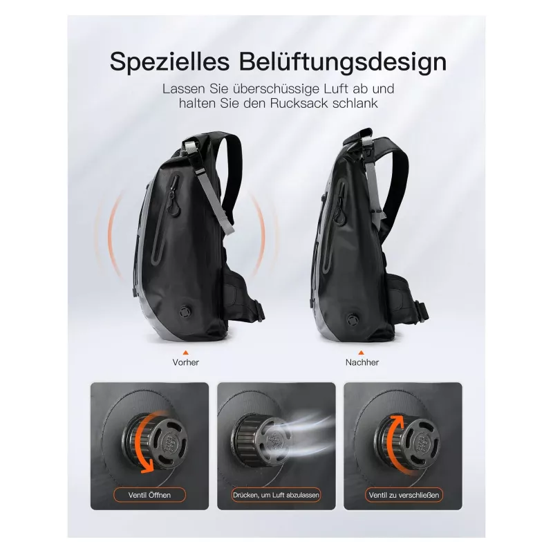 inateck Mochila para portátil BP06003 gris/negro 25-30L