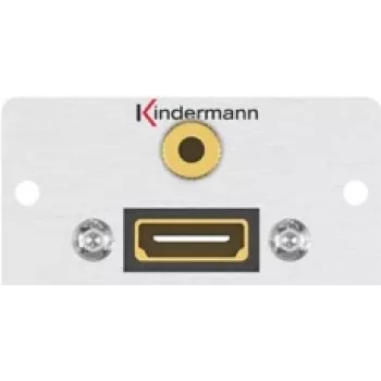 Toma de corriente HDMI + 3,5 mm Kindermann 7444000589