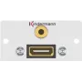 Toma de corriente HDMI + 3,5 mm Kindermann 7444000589