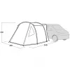 Easy Camp Eidfjord avancé de túnel para bus, gris, modelo 2025