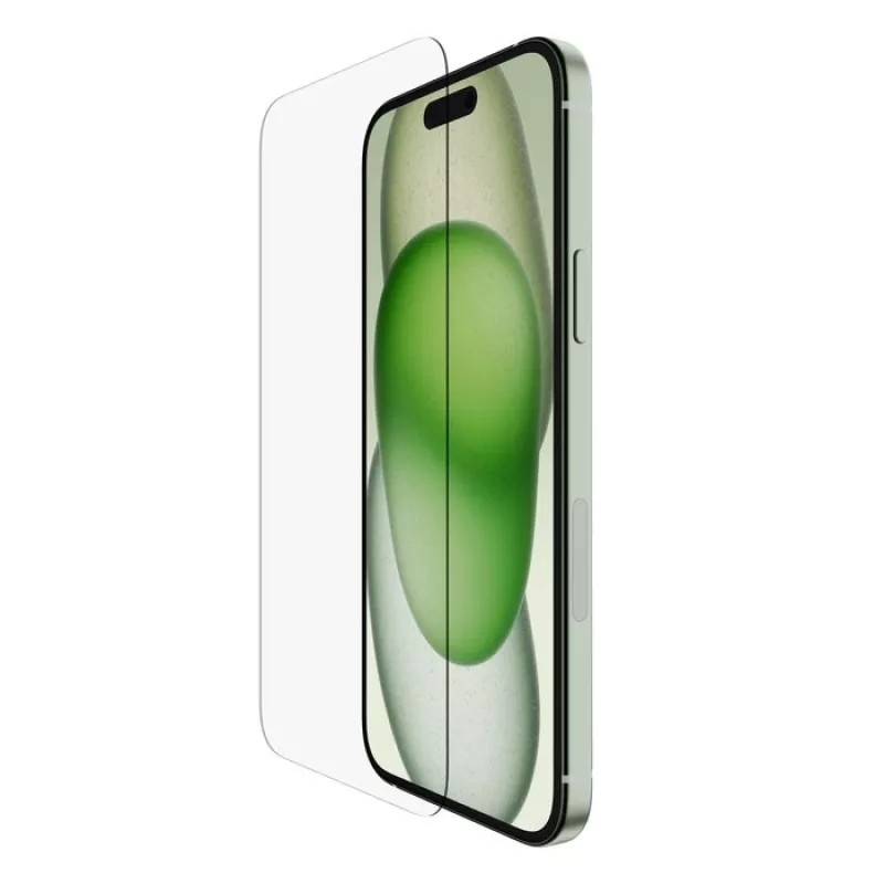 Protector de pantalla Belkin ScreenForce para iPhone 16 Plus antibacteriano cristal templado