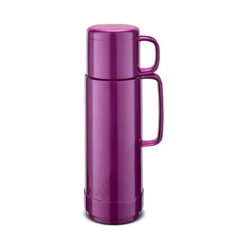 ROTPUNKT Termo de cristal, capacidad 0,750 l, brillante uva (violeta obispo)