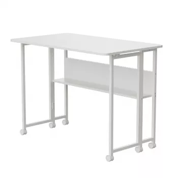 Escritorio móvil Maclean blanco MC-126W 50kg