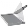 Cortapapeles Leitz Precision Home Office A3, 10 hojas, prensa manual, acero inoxidable, A3, 80 g/m², acero