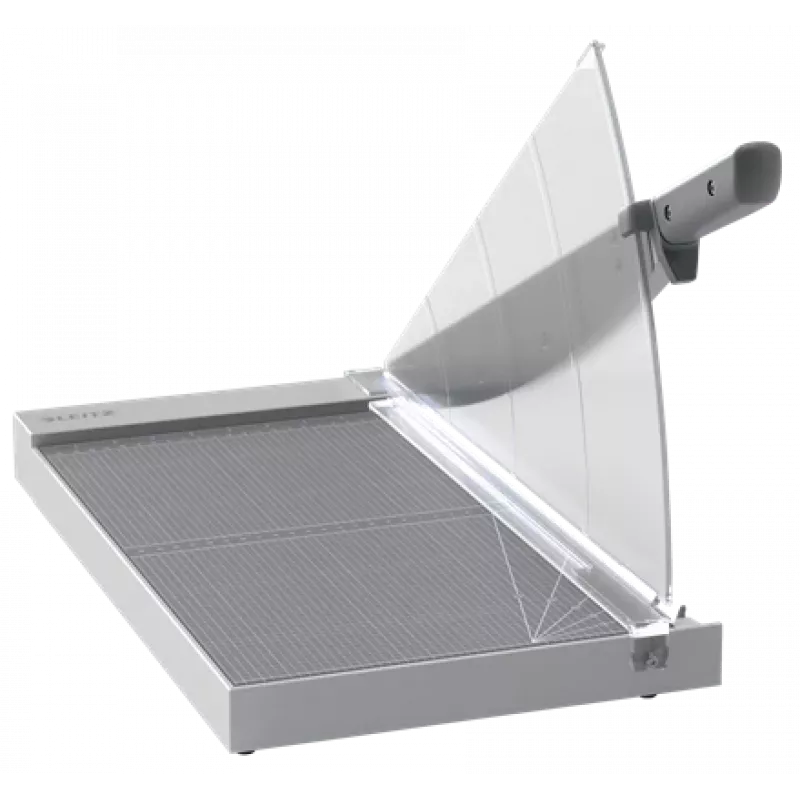 Cortapapeles Leitz Precision Home Office A3, 10 hojas, prensa manual, acero inoxidable, A3, 80 g/m², acero