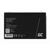 Batería recargable de plomo-ácido sellada Green Cell AGM12 6 V 7000 mAh negro