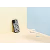 Funda protectora iKins para Apple iPhone 12 mini, textura de pirámides, negra