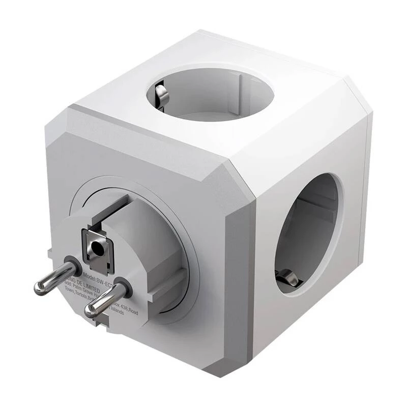 BlitzWolf BW-EC2 8-en-1 Power Cube (4xAC / 2 x USB-A / 2 x USB-C)